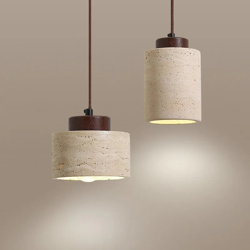 Wabi-Sabi Stone Pendant Light