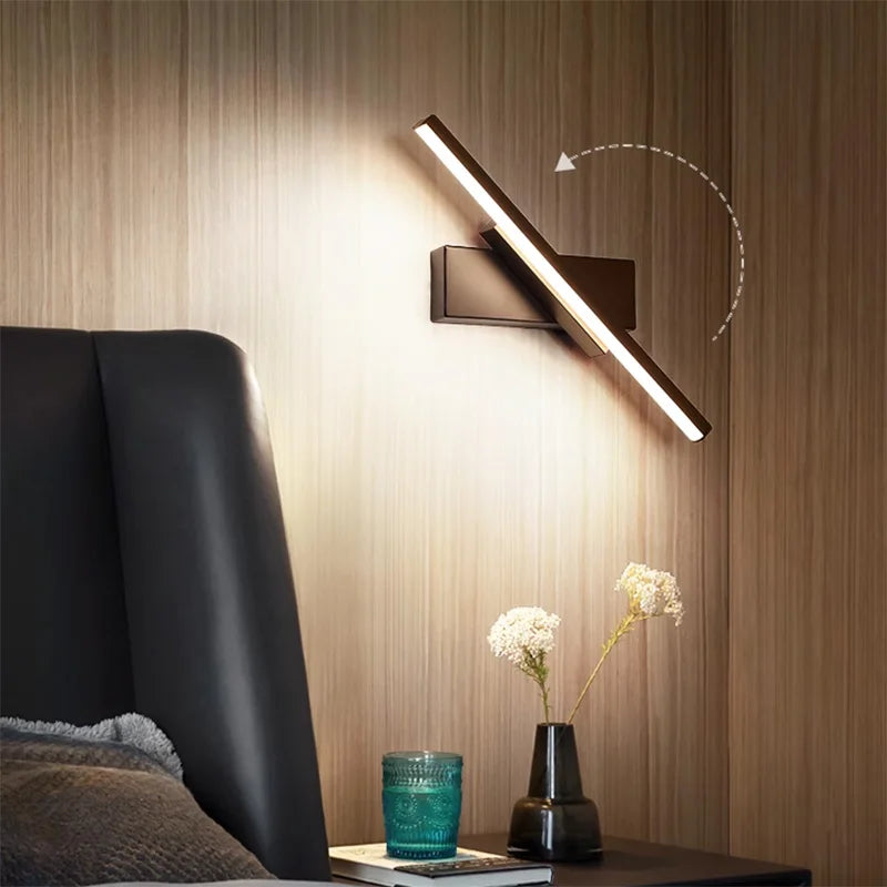 Rotatable LED line Wall Lamp