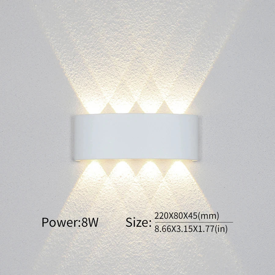 Minimalist Up-Down LED Wall Sconce