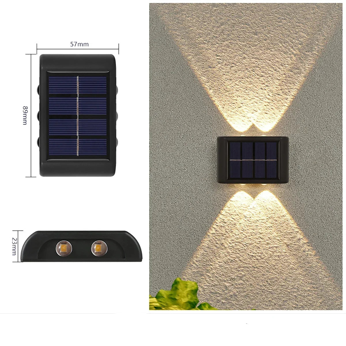 Solar Up & Down Wall Light