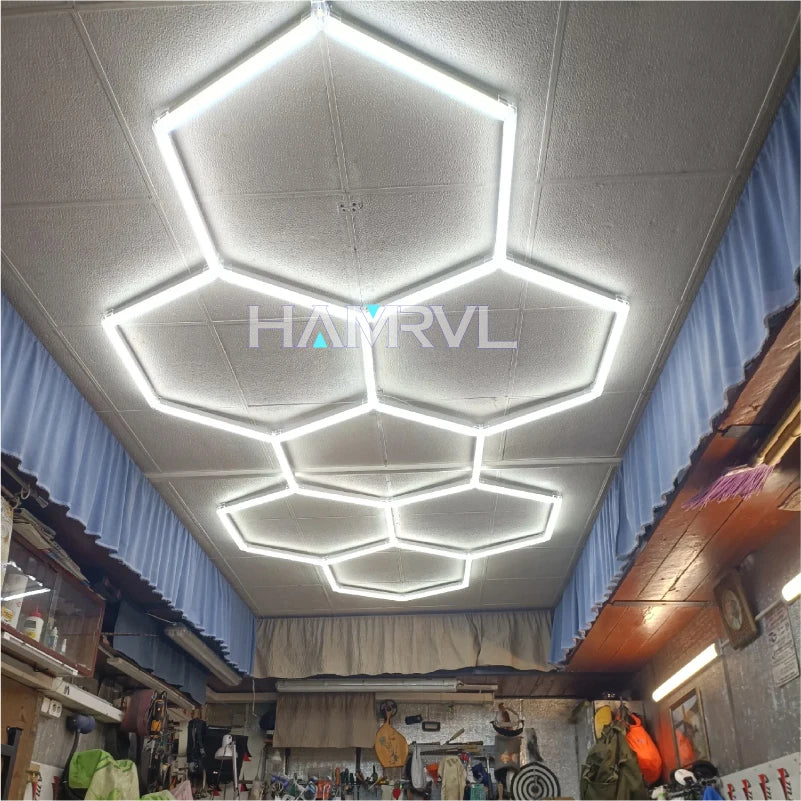 Hexagon LED Honeycomb Ceiling Light