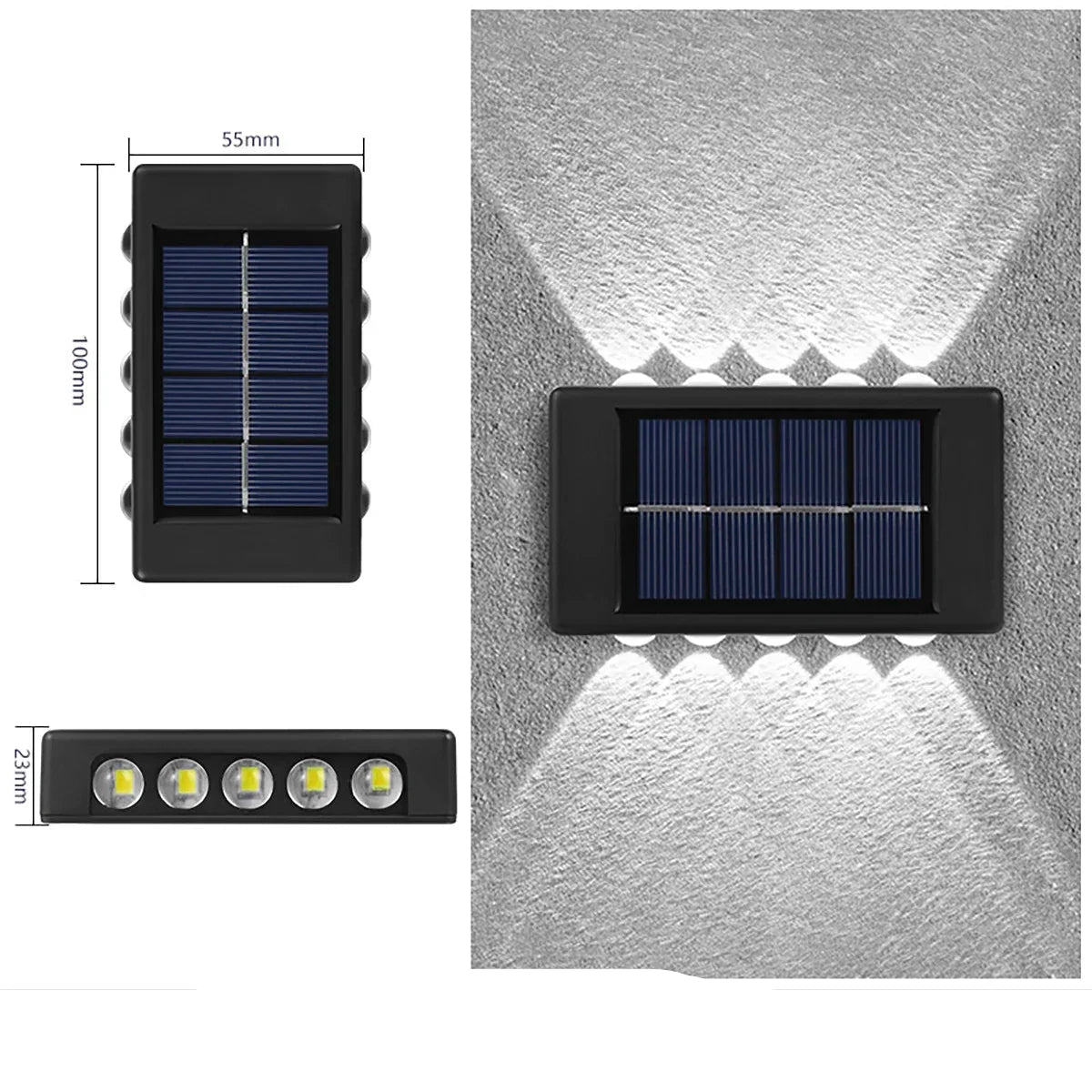 Solar Up & Down Wall Light