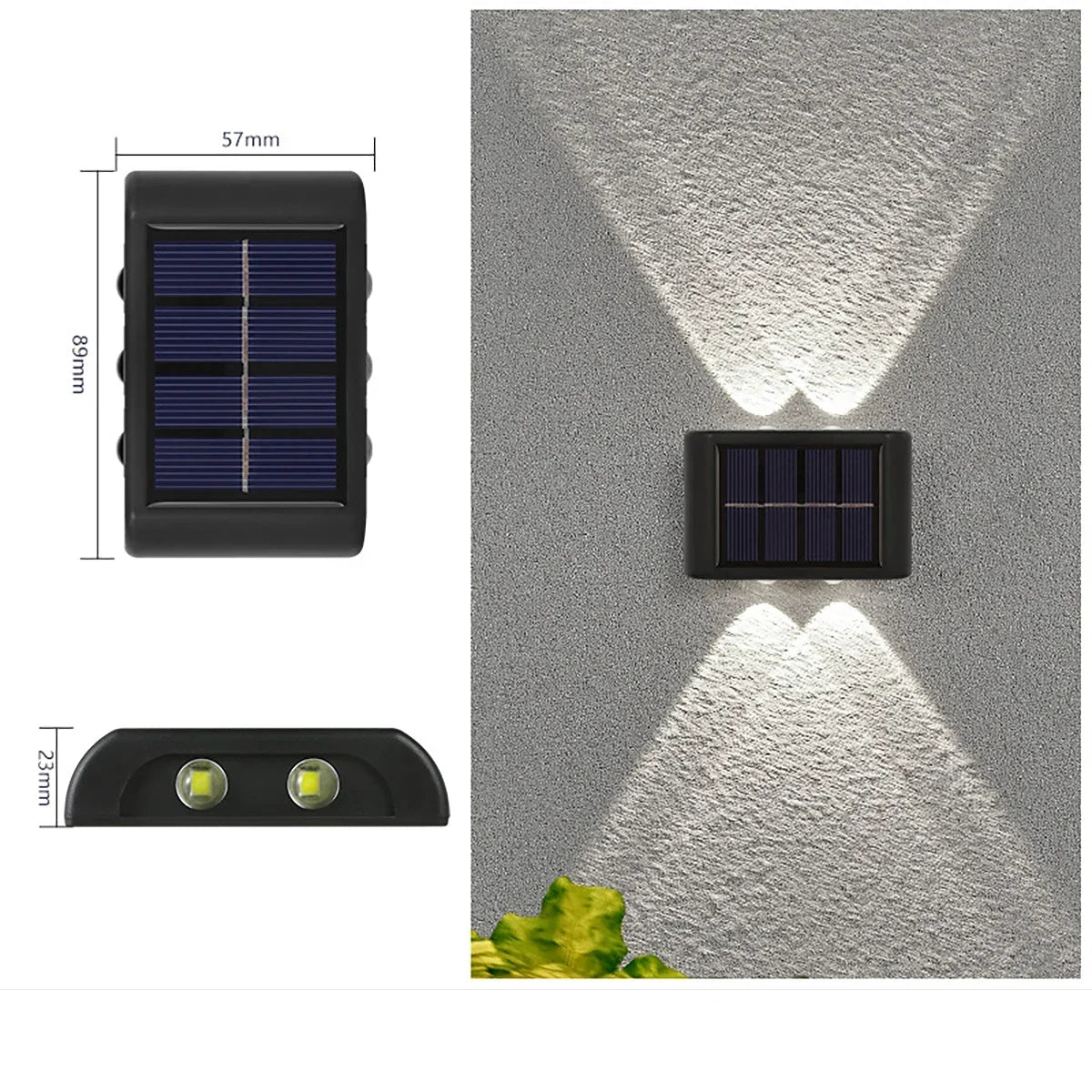 Solar Up & Down Wall Light