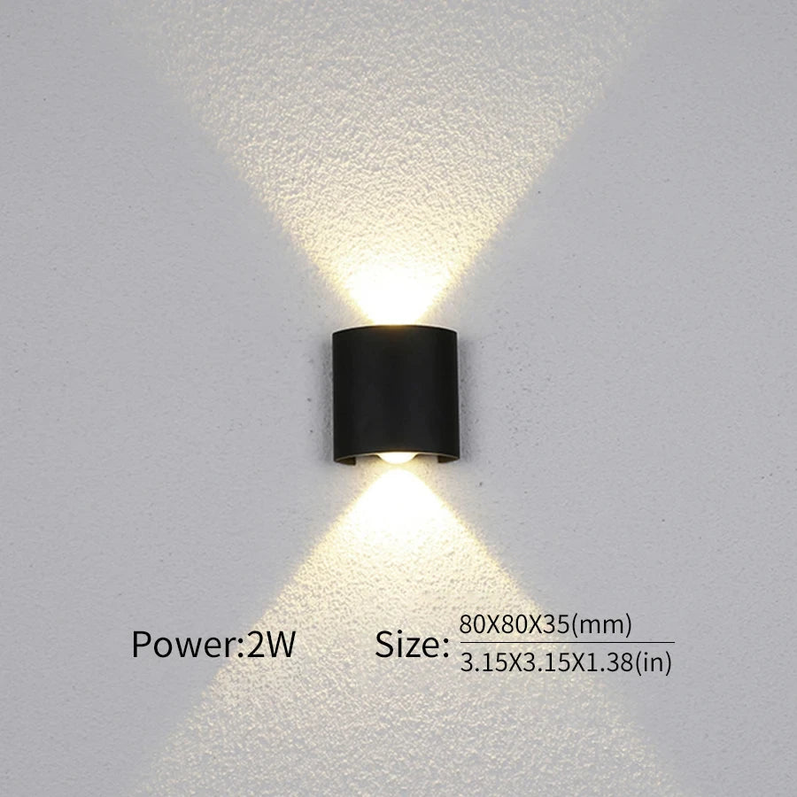 Minimalist Up-Down LED Wall Sconce