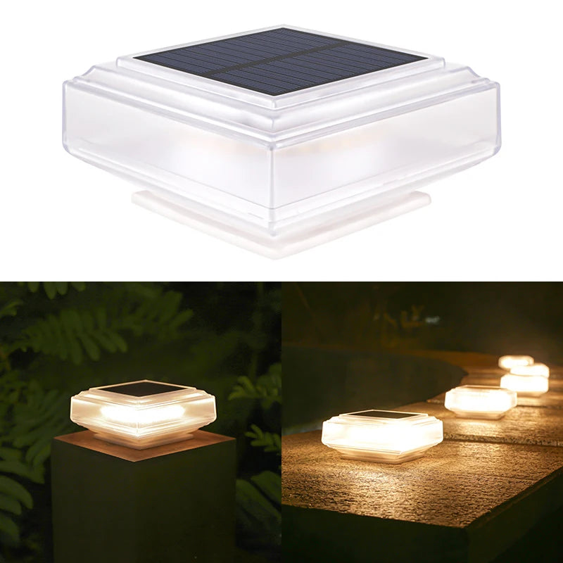 Solar Post Cap Light