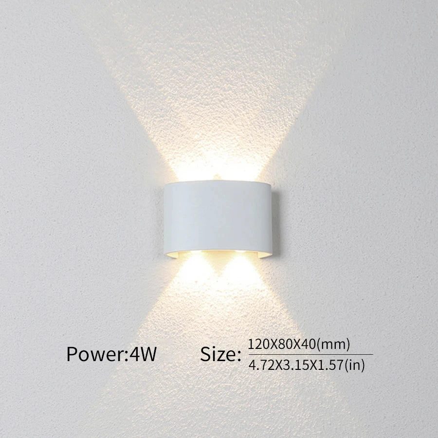 Minimalist Up-Down LED Wall Sconce