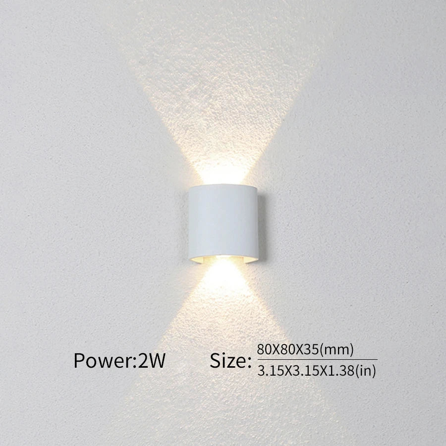 Minimalist Up-Down LED Wall Sconce
