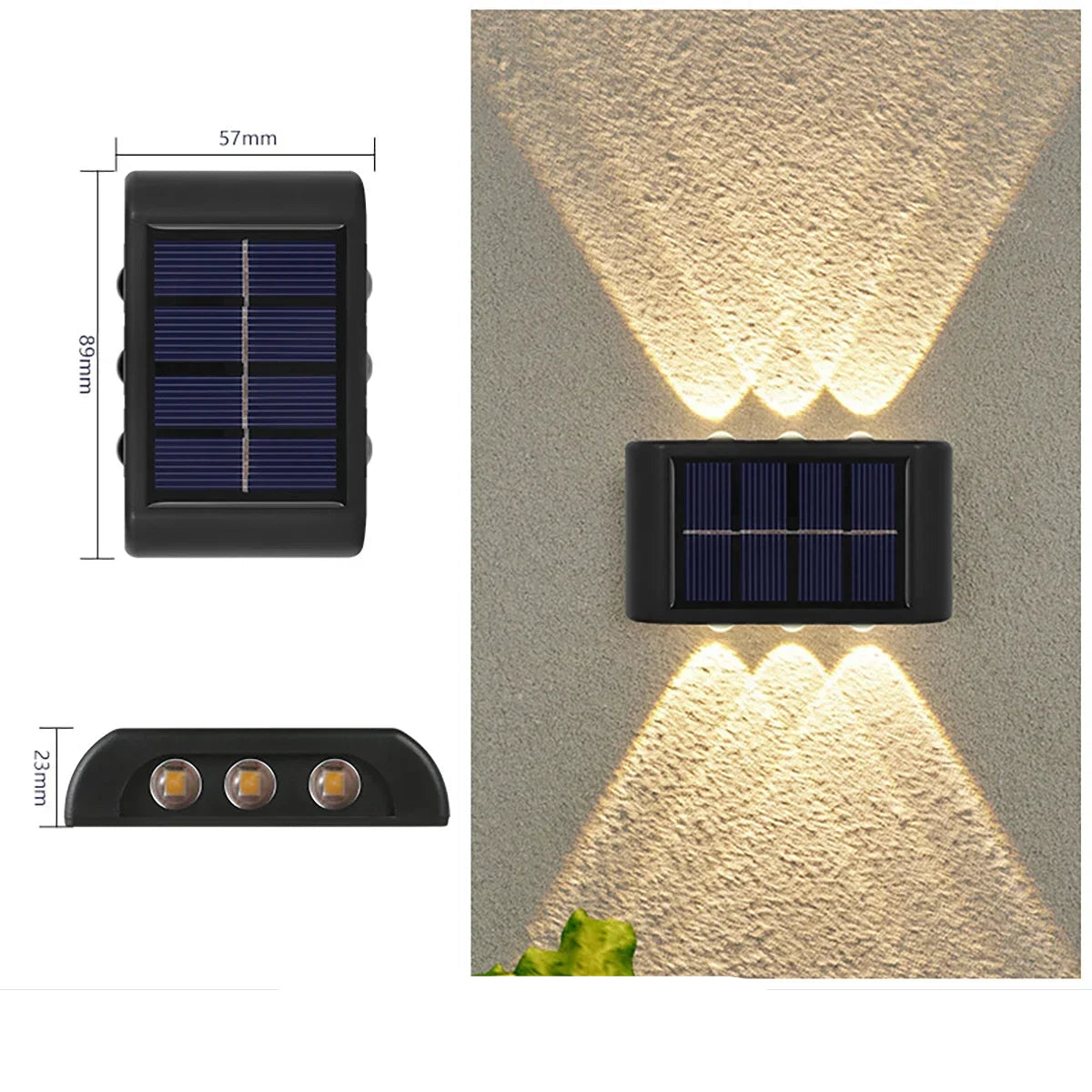 Solar Up & Down Wall Light