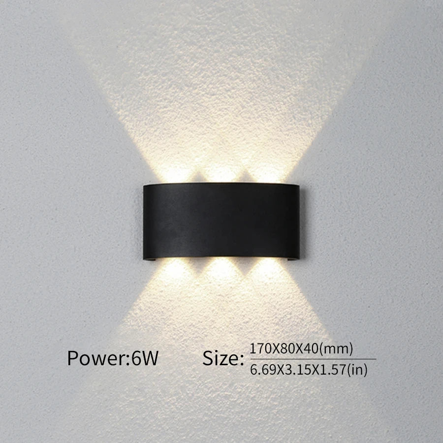 Minimalist Up-Down LED Wall Sconce