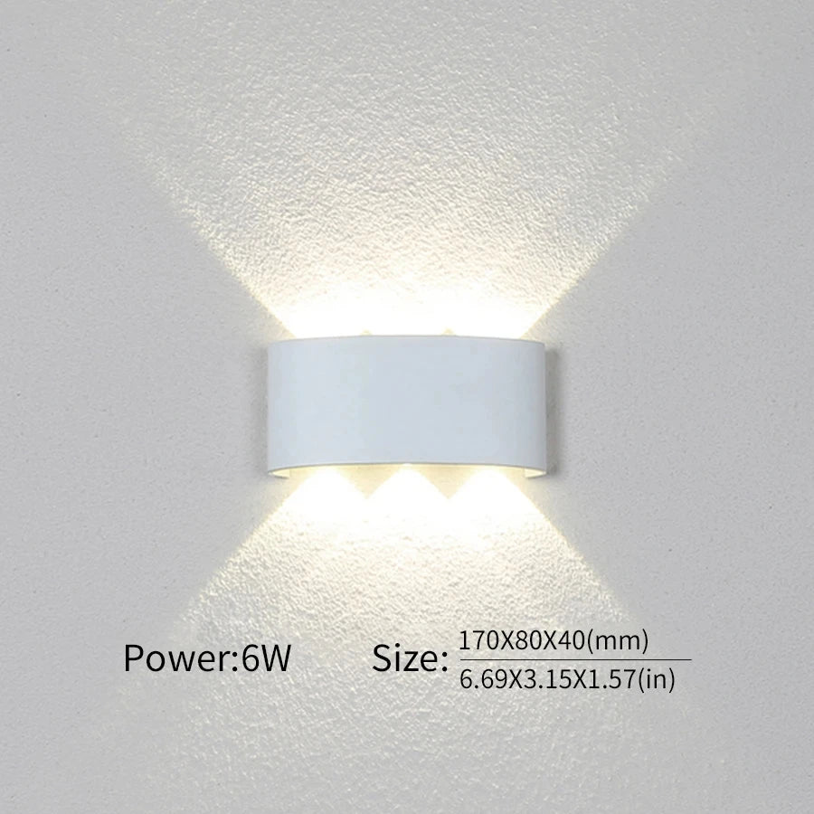 Minimalist Up-Down LED Wall Sconce