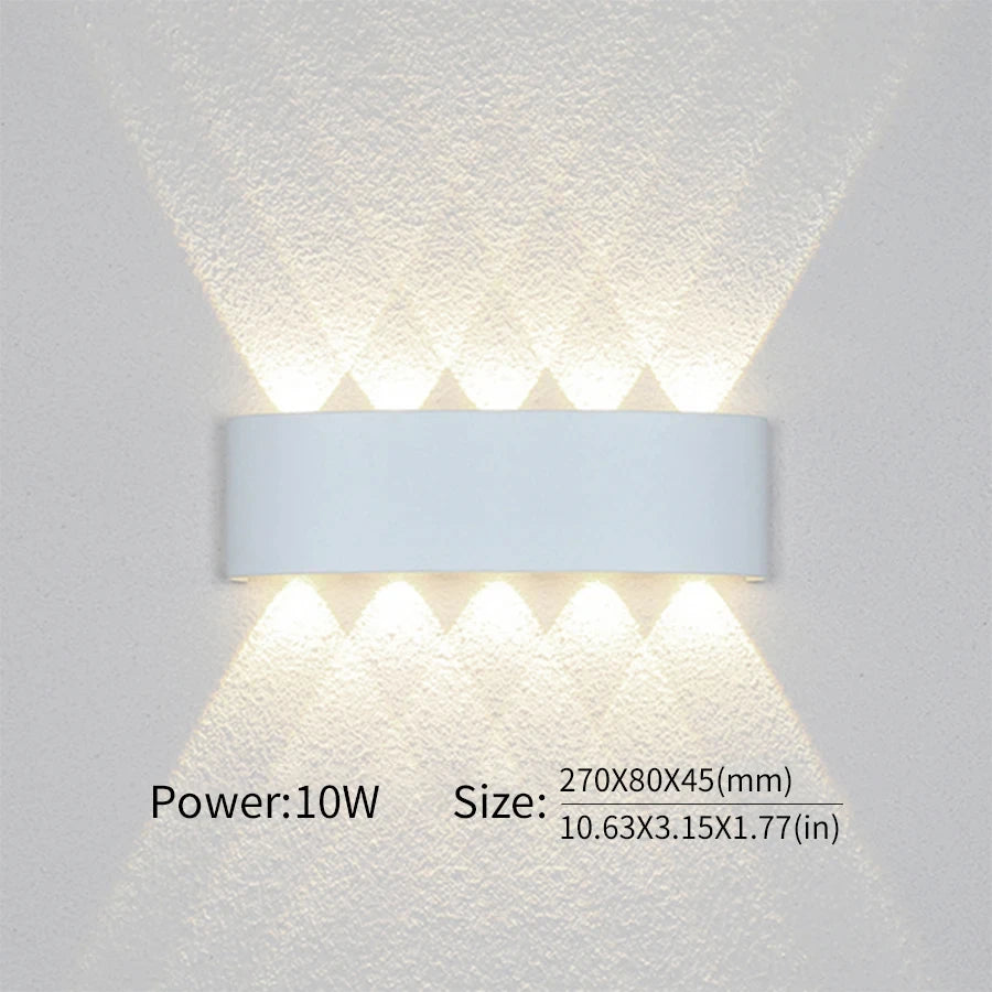 Minimalist Up-Down LED Wall Sconce