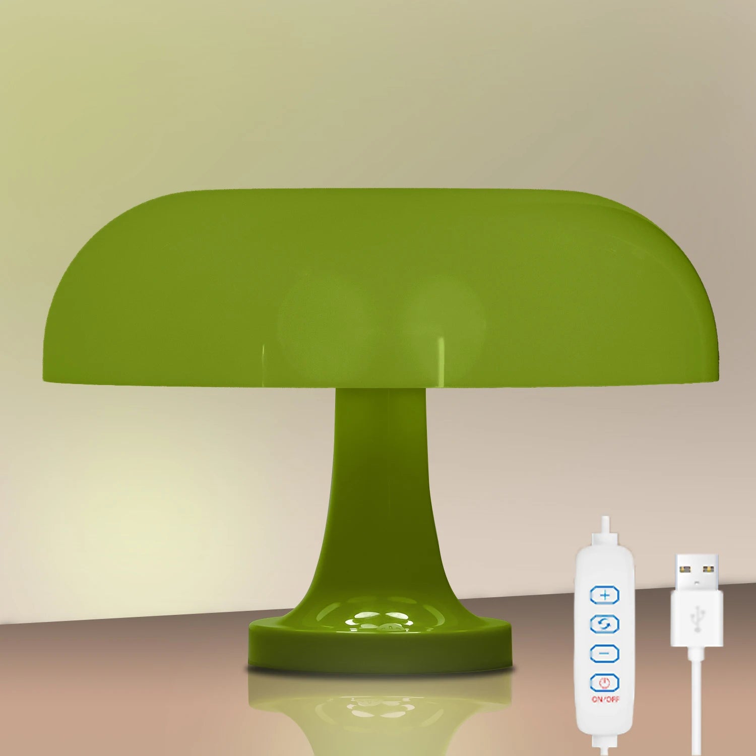 Bauhaus-style mushroom lamp