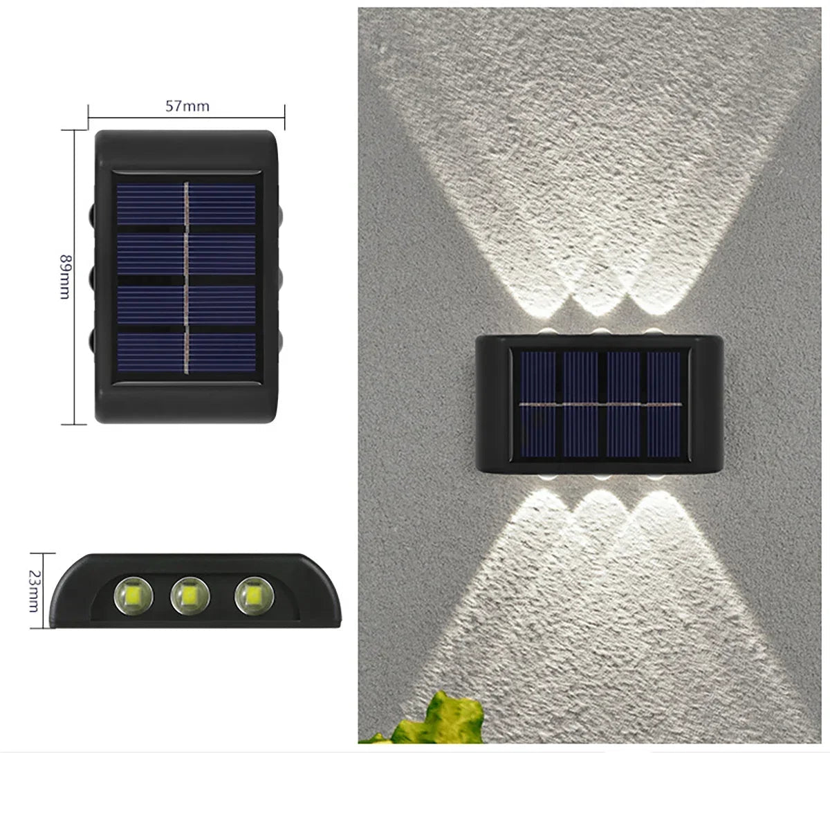 Solar Up & Down Wall Light