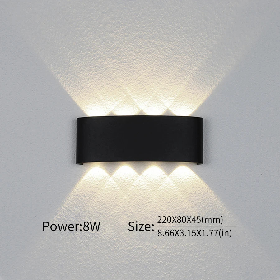Minimalist Up-Down LED Wall Sconce