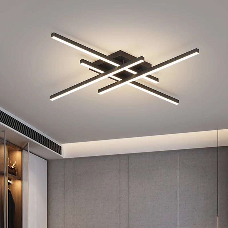 Modern Cross LED Ceiling Light