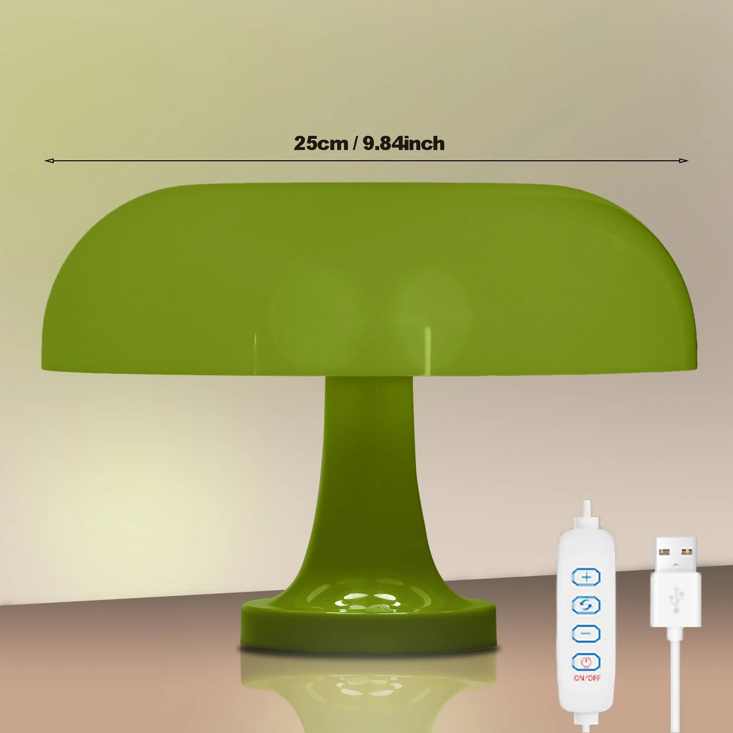 Bauhaus-style mushroom lamp